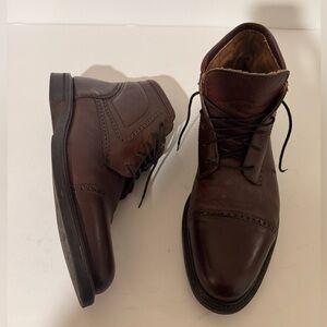 VENTURINI Men's Premium Dark Brown Leather Boots